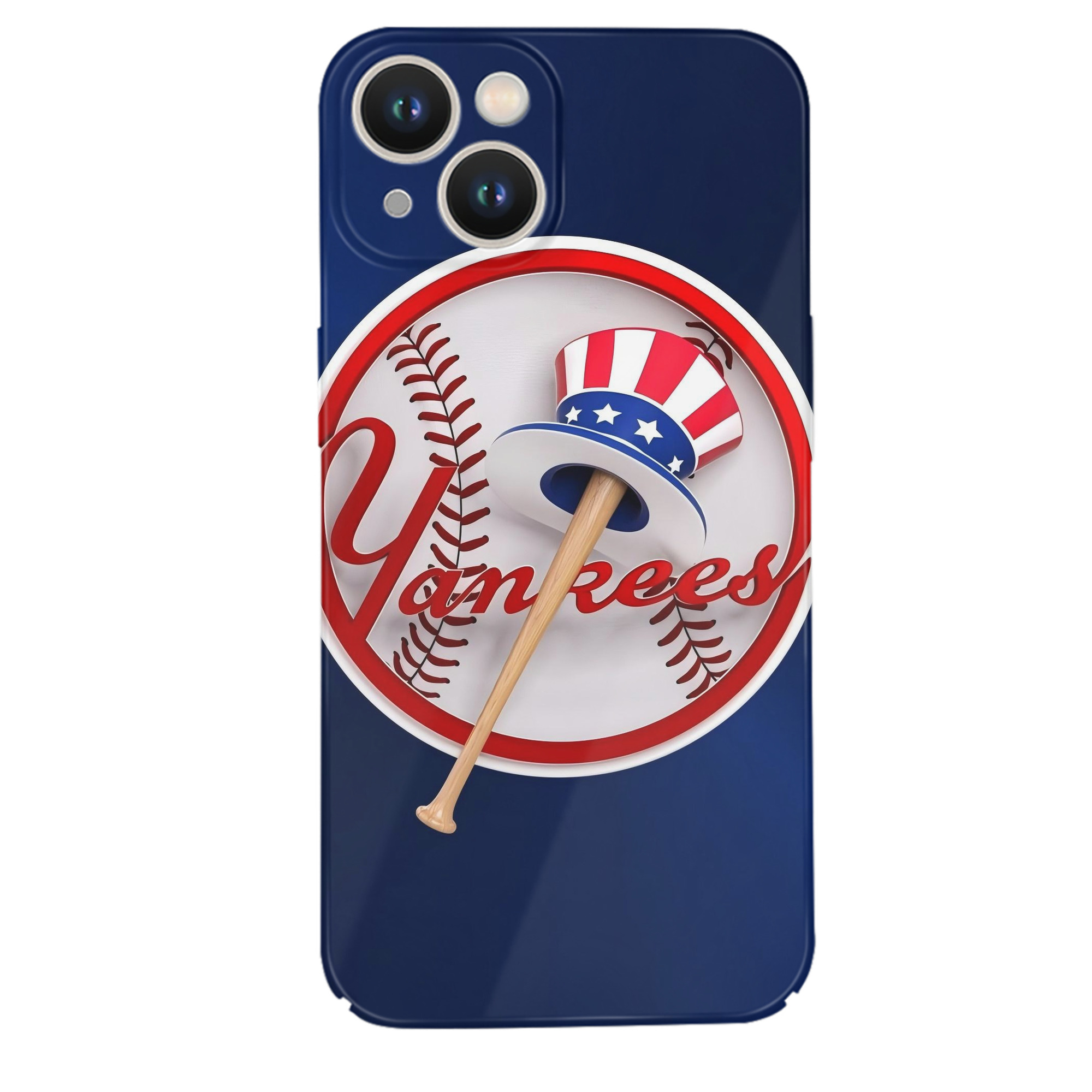 New York Yankees 200 IPhone 14 Series Full-Cover Hard Case – Shockproof With Raised Camera Protection – Precise Cutouts, Wireless Charging Compatible – Durable, Anti-Yellowing, Easy To Clean